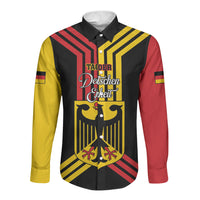 Personalised Tag Der Deutschen Einheit Long Sleeve Button Shirt Happy Unity Day