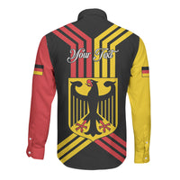 Personalised Tag Der Deutschen Einheit Long Sleeve Button Shirt Happy Unity Day