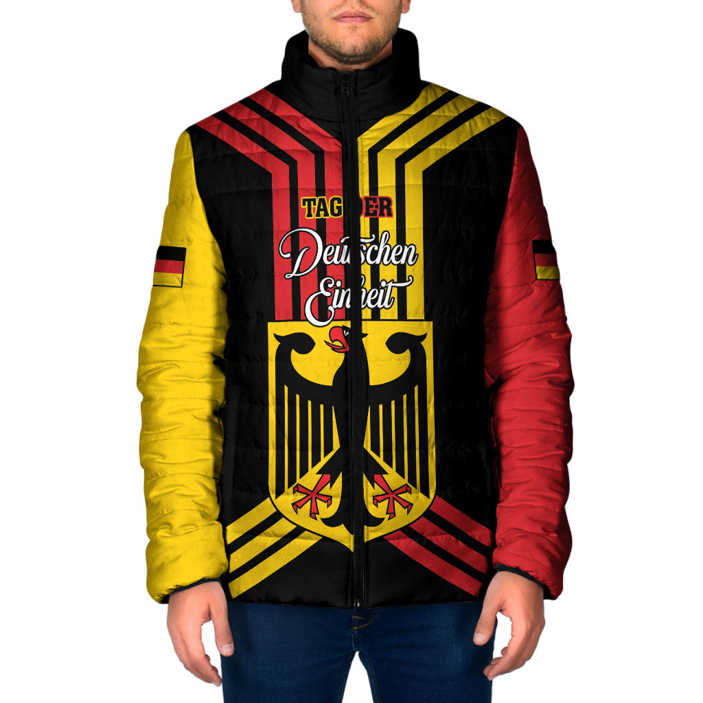 Personalised Tag Der Deutschen Einheit Padded Jacket Happy Unity Day