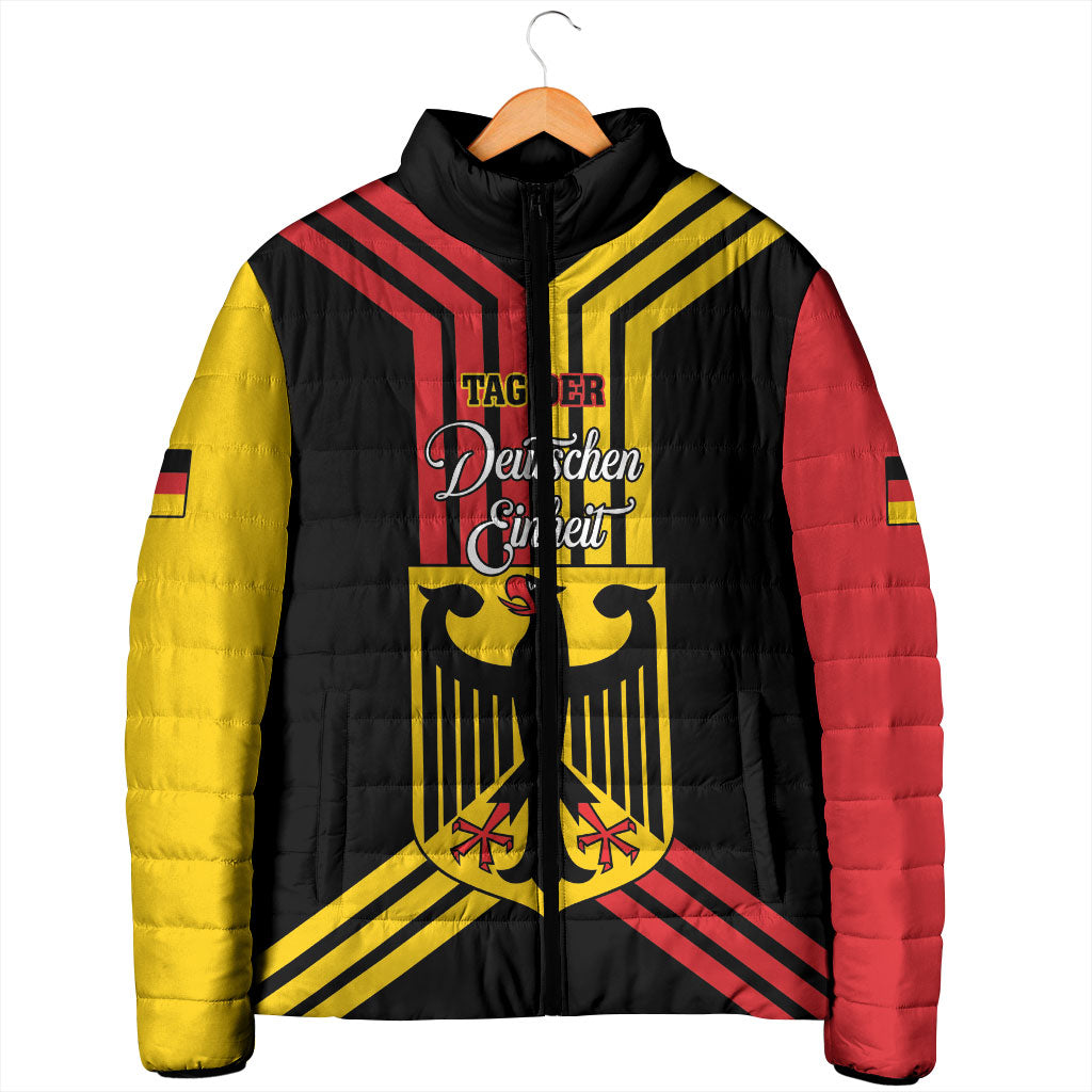 Personalised Tag Der Deutschen Einheit Padded Jacket Happy Unity Day