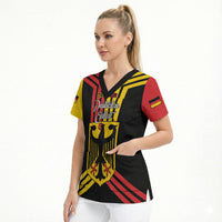 Personalised Tag Der Deutschen Einheit Scrub Top Happy Unity Day