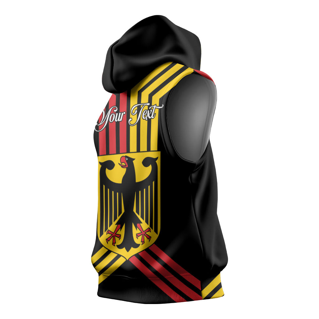 Personalised Tag Der Deutschen Einheit Sleeveless Hoodie Happy Unity Day