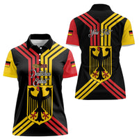 Personalised Tag Der Deutschen Einheit Women Polo Shirt Happy Unity Day