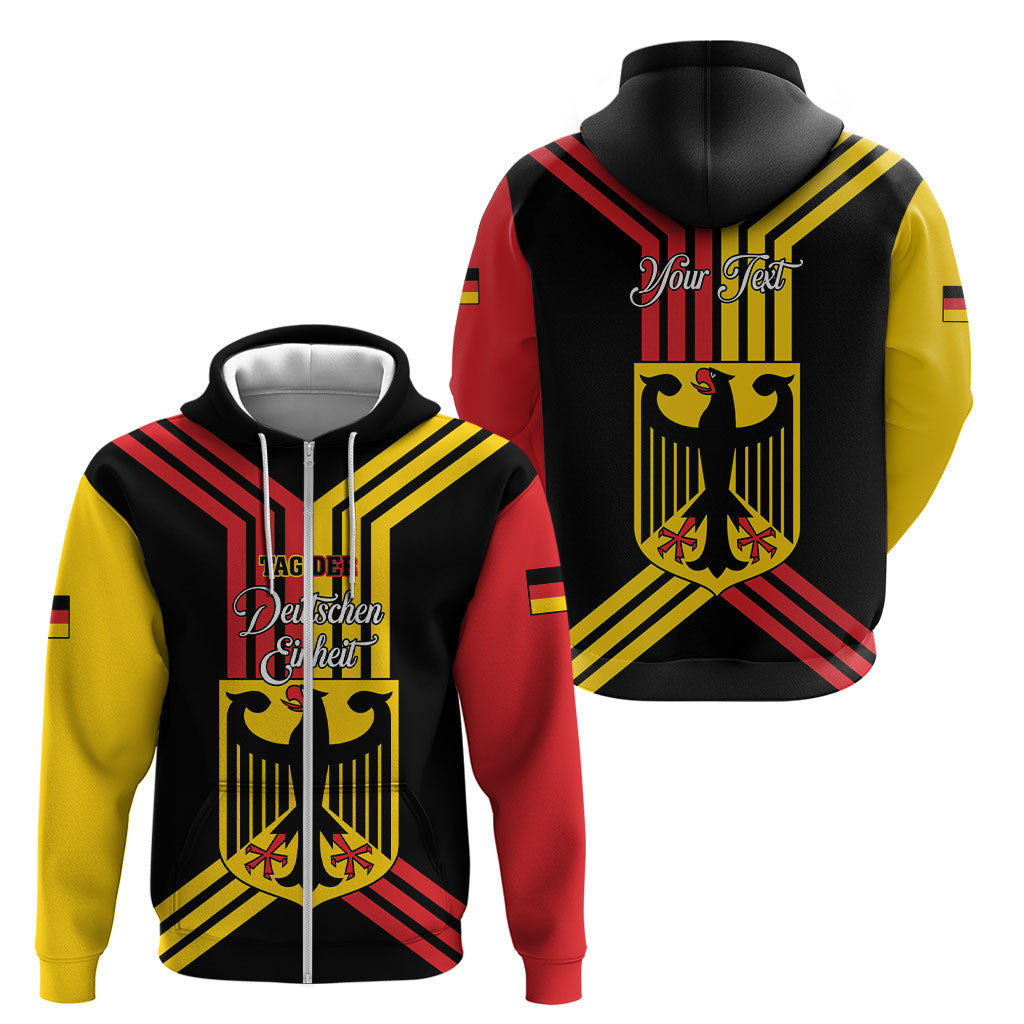 Personalised Tag Der Deutschen Einheit Zip Hoodie Happy Unity Day