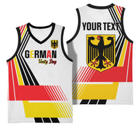 Personalised German Unity Day Basketball Jersey Deutschland Flag Stylized