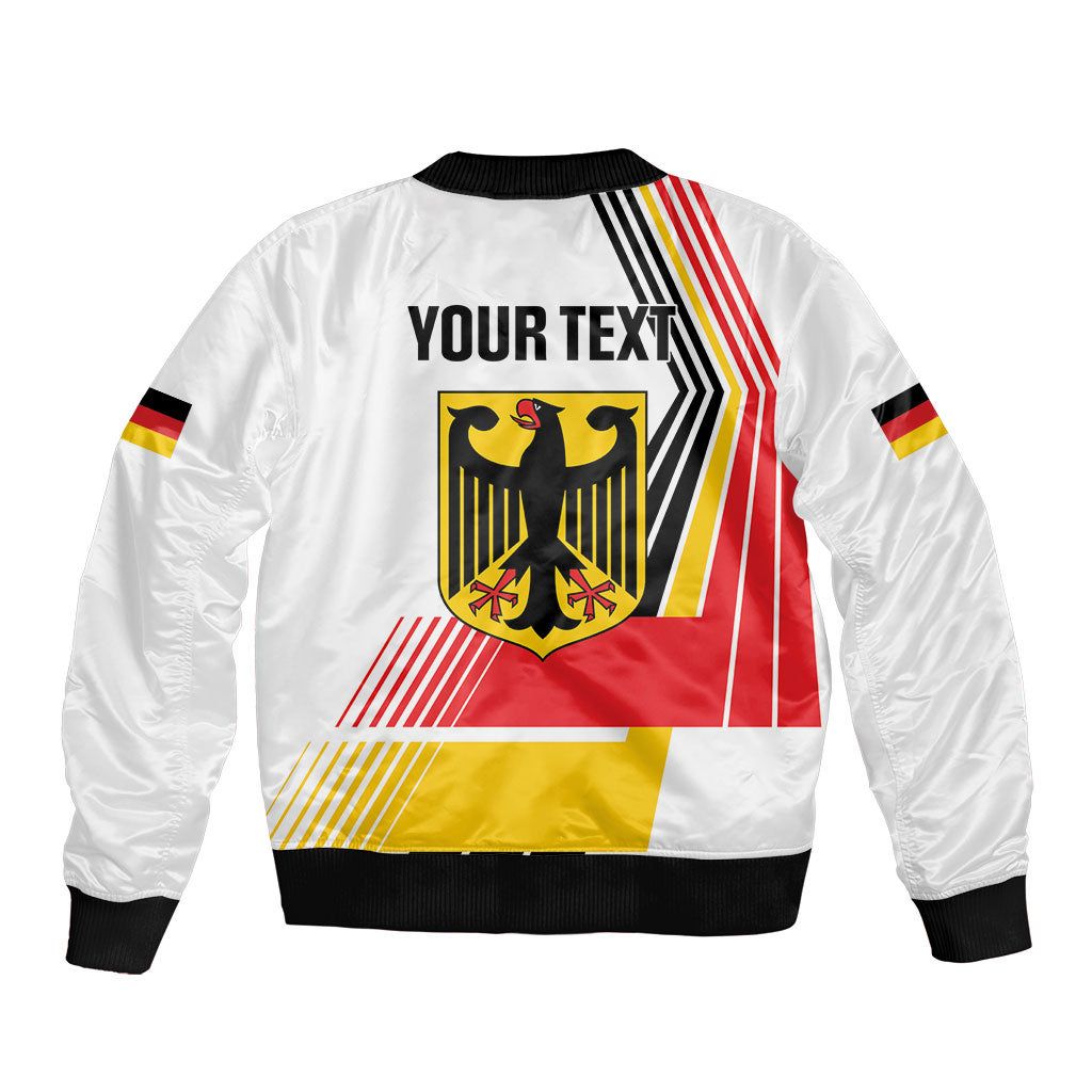 Personalised German Unity Day Bomber Jacket Deutschland Flag Stylized