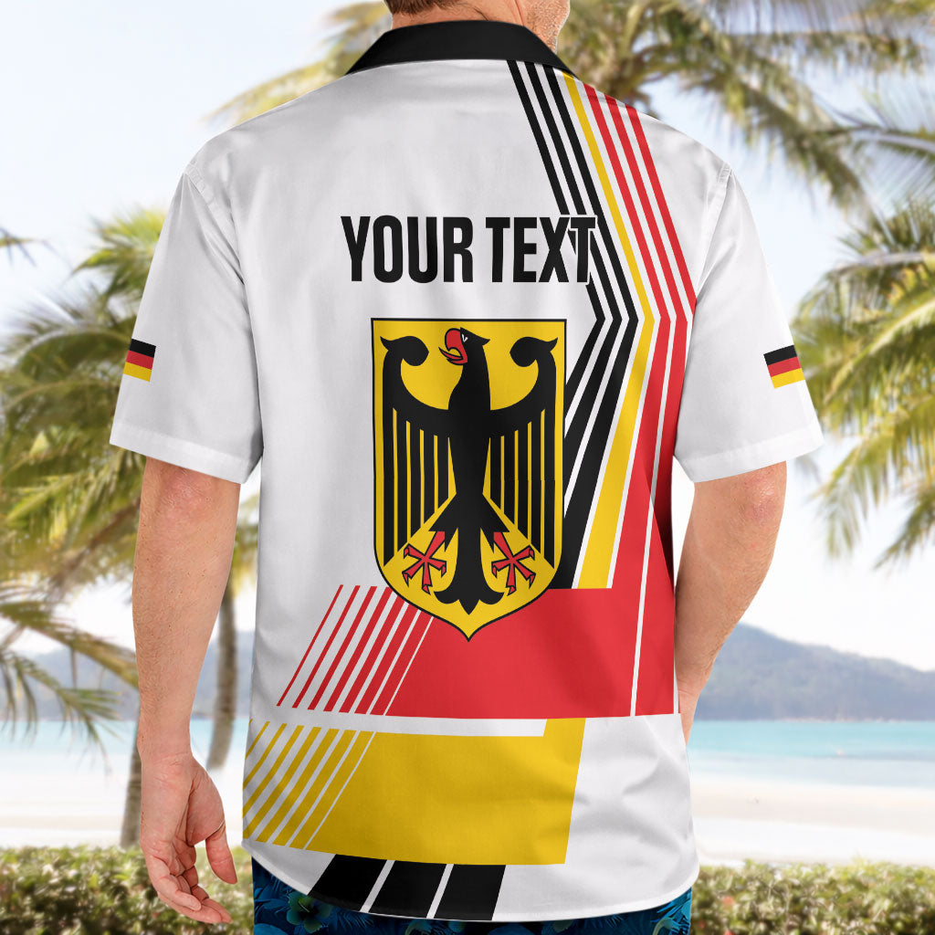 Personalised German Unity Day Hawaiian Shirt Deutschland Flag Stylized