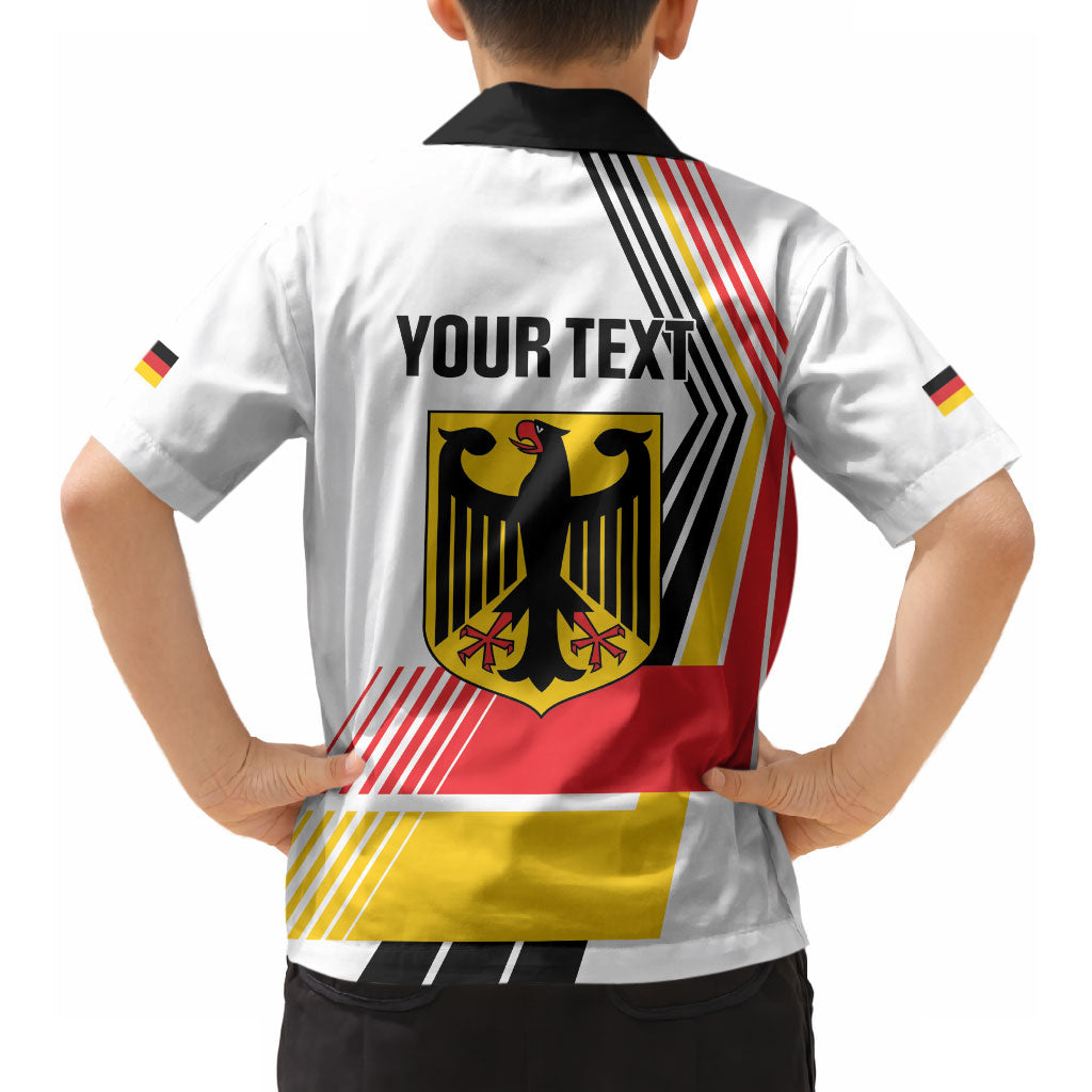 Personalised German Unity Day Hawaiian Shirt Deutschland Flag Stylized