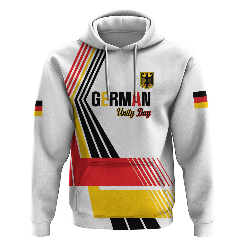 Personalised German Unity Day Hoodie Deutschland Flag Stylized