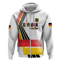 Personalised German Unity Day Hoodie Deutschland Flag Stylized