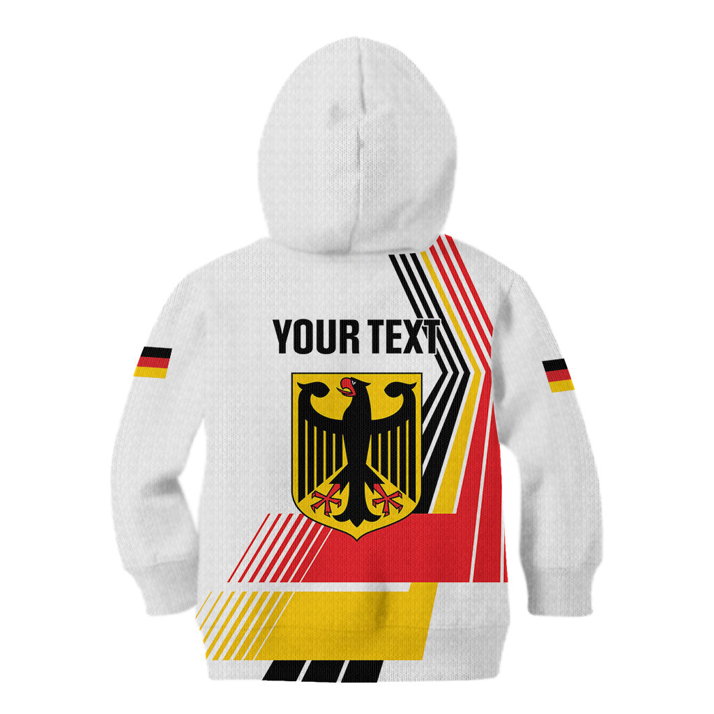 Personalised German Unity Day Kid Hoodie Deutschland Flag Stylized