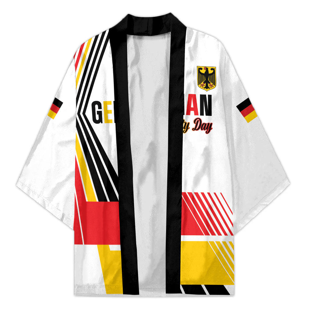 Personalised German Unity Day Kimono Deutschland Flag Stylized