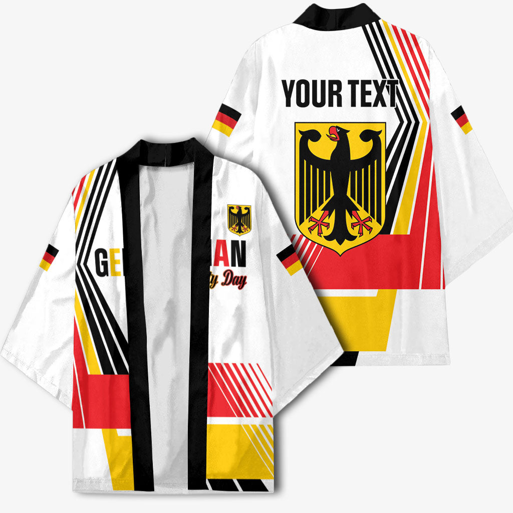 Personalised German Unity Day Kimono Deutschland Flag Stylized