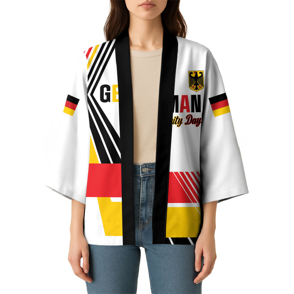 Personalised German Unity Day Kimono Deutschland Flag Stylized