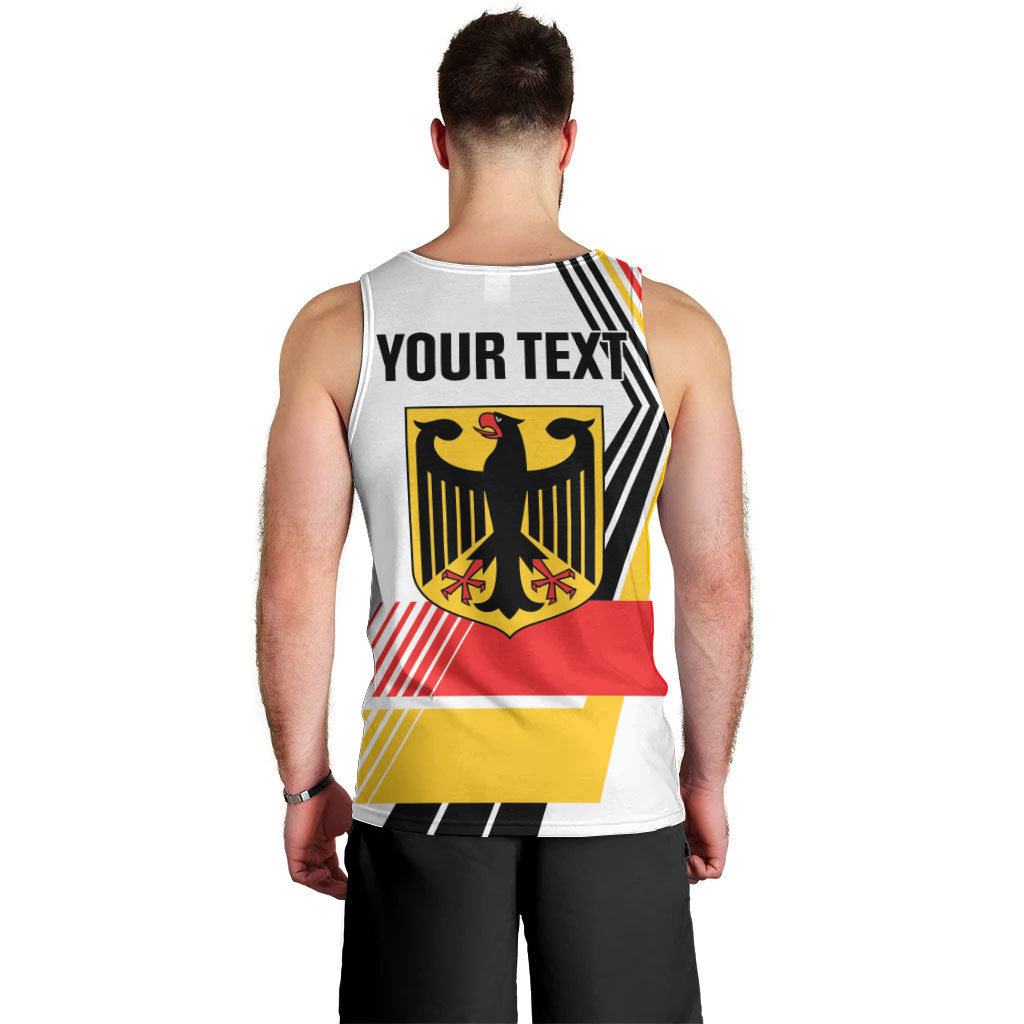Personalised German Unity Day Men Tank Top Deutschland Flag Stylized