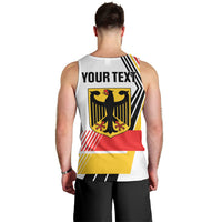 Personalised German Unity Day Men Tank Top Deutschland Flag Stylized