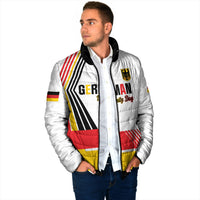 Personalised German Unity Day Padded Jacket Deutschland Flag Stylized