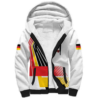 Personalised German Unity Day Sherpa Hoodie Deutschland Flag Stylized