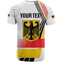 Personalised German Unity Day T Shirt Deutschland Flag Stylized