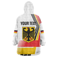 Personalised German Unity Day Wearable Blanket Hoodie Deutschland Flag Stylized