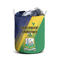 Saint Vincent and the Grenadines Laundry Basket Coat of Arms Flag Stylized