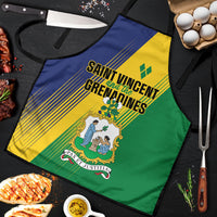 Saint Vincent and the Grenadines Apron Coat of Arms Flag Stylized