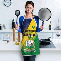 Saint Vincent and the Grenadines Apron Coat of Arms Flag Stylized
