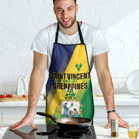 Saint Vincent and the Grenadines Apron Coat of Arms Flag Stylized