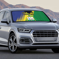 Saint Vincent and the Grenadines Auto Sun Shade Coat of Arms Flag Stylized