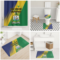 Saint Vincent and the Grenadines Bathroom Set Coat of Arms Flag Stylized
