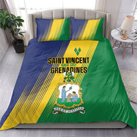 Saint Vincent and the Grenadines Bedding Set Coat of Arms Flag Stylized