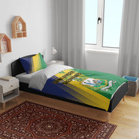 Saint Vincent and the Grenadines Bedding Set Coat of Arms Flag Stylized