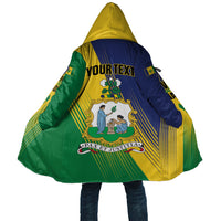 Personalised Saint Vincent and the Grenadines Cloak Coat of Arms Flag Stylized