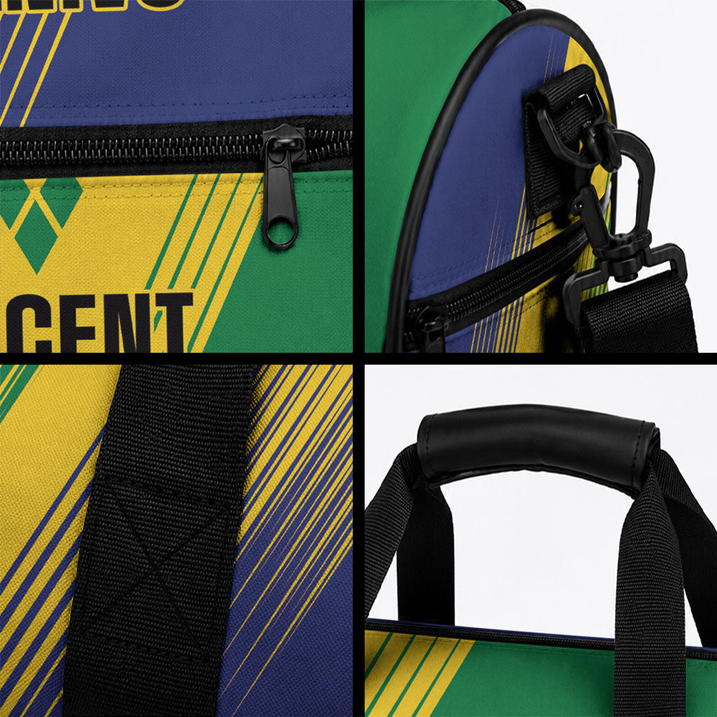 Saint Vincent and the Grenadines Duffle Bag Coat of Arms Flag Stylized