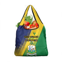 Saint Vincent and the Grenadines Grocery Bag Coat of Arms Flag Stylized