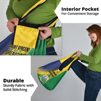 Saint Vincent and the Grenadines Grocery Bag Coat of Arms Flag Stylized
