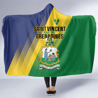 Saint Vincent and the Grenadines Hooded Blanket Coat of Arms Flag Stylized