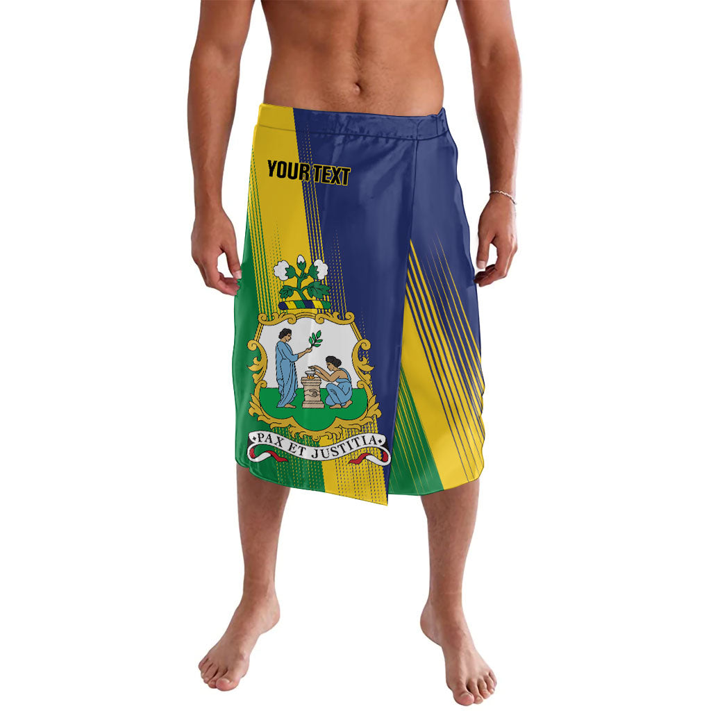 Personalised Saint Vincent and the Grenadines Lavalava Coat of Arms Flag Stylized