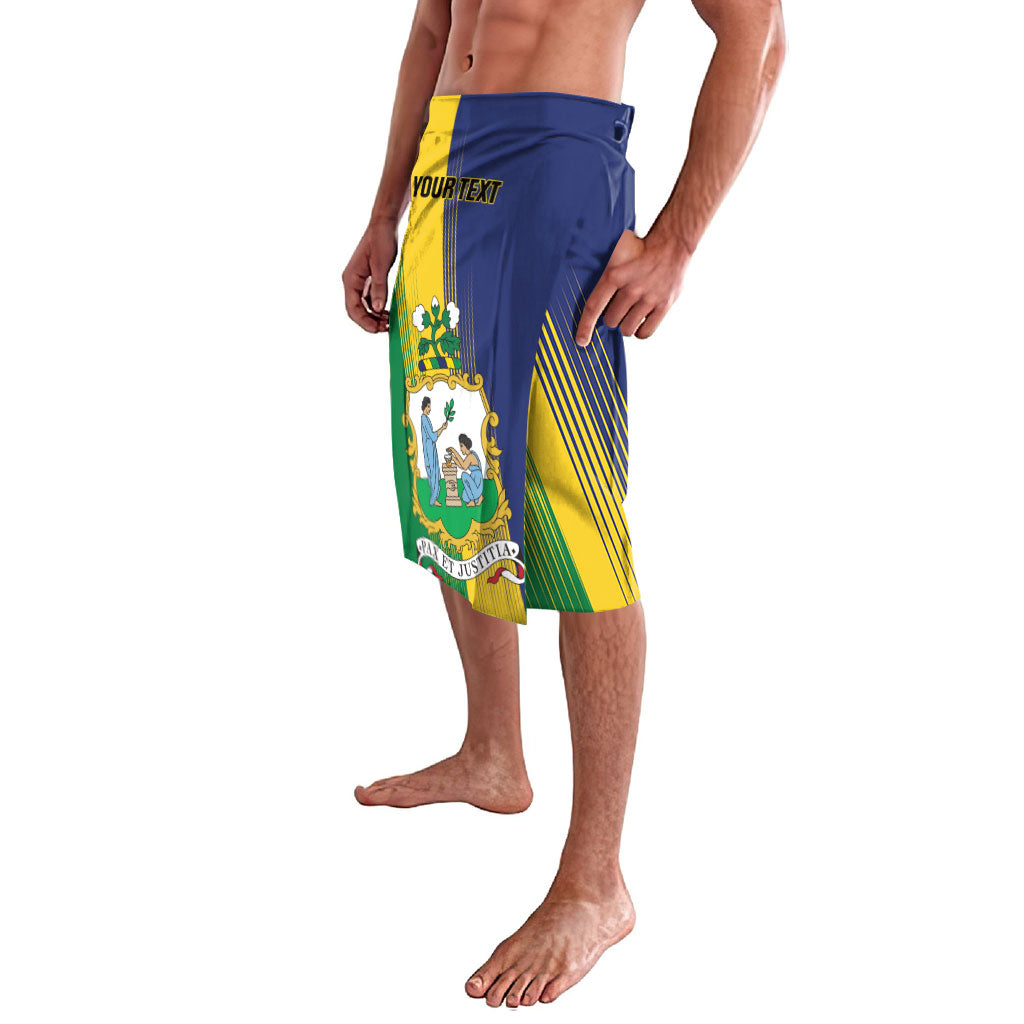 Personalised Saint Vincent and the Grenadines Lavalava Coat of Arms Flag Stylized