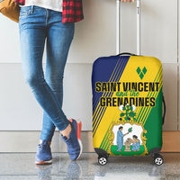 Saint Vincent and the Grenadines Luggage Cover Coat of Arms Flag Stylized
