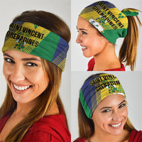 Saint Vincent and the Grenadines Neck Gaiter Coat of Arms Flag Stylized