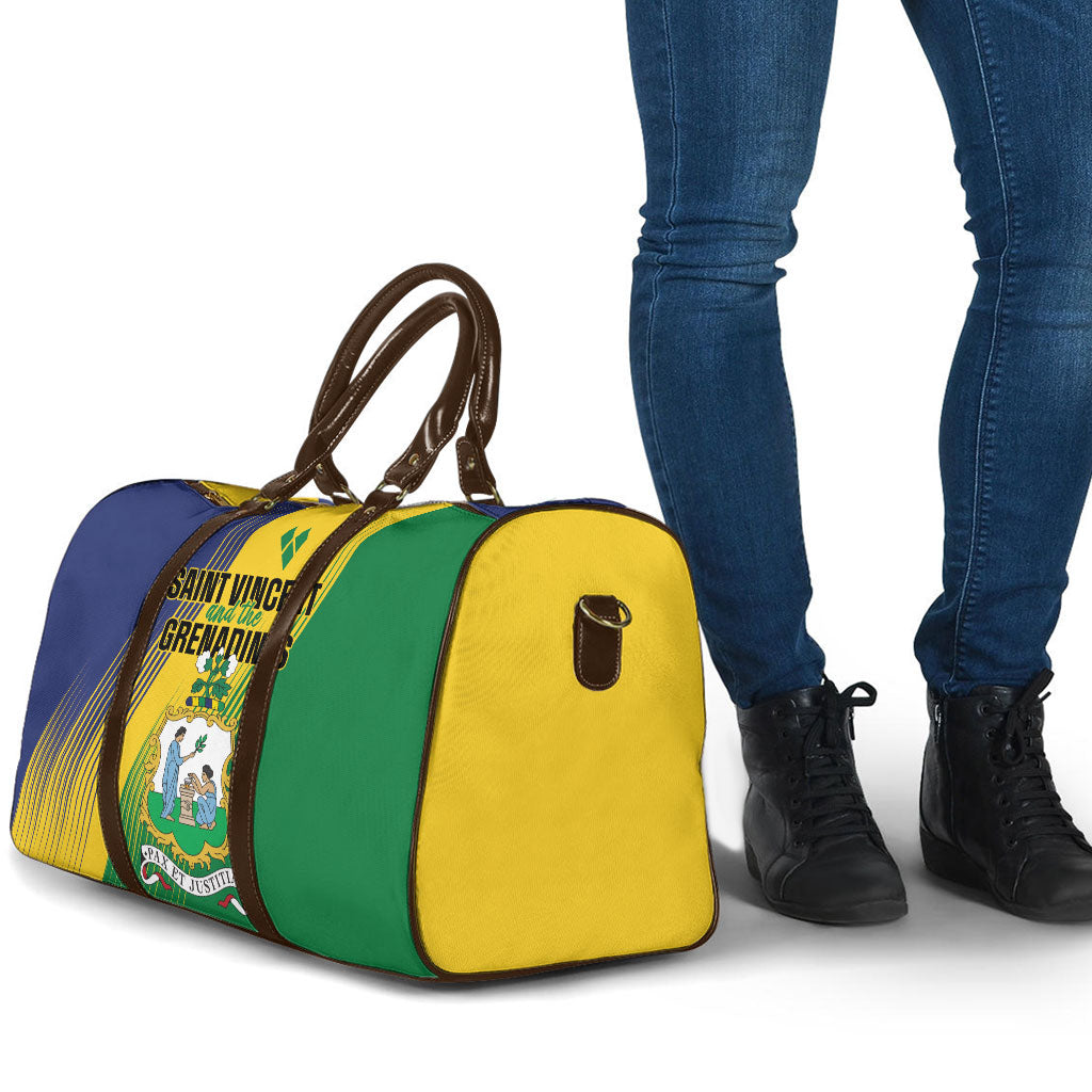 Saint Vincent and the Grenadines Travel Bag Coat of Arms Flag Stylized