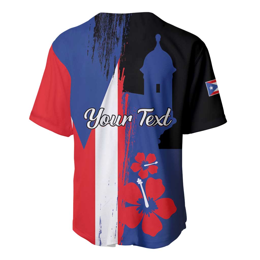 Personalized Boricua Baseball Jersey Puerto Rico El Morro Flag Style - Wonder Print Shop