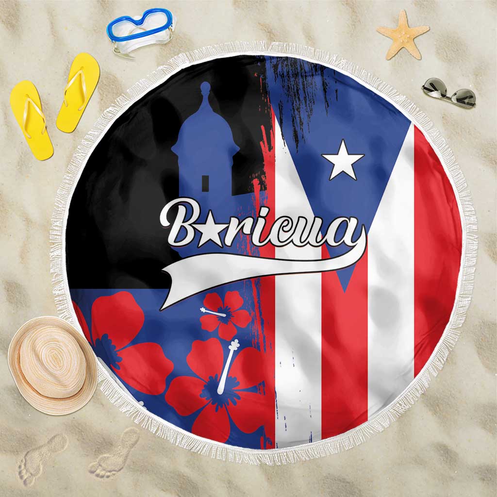 Boricua Beach Blanket Puerto Rico El Morro Flag Style - Wonder Print Shop