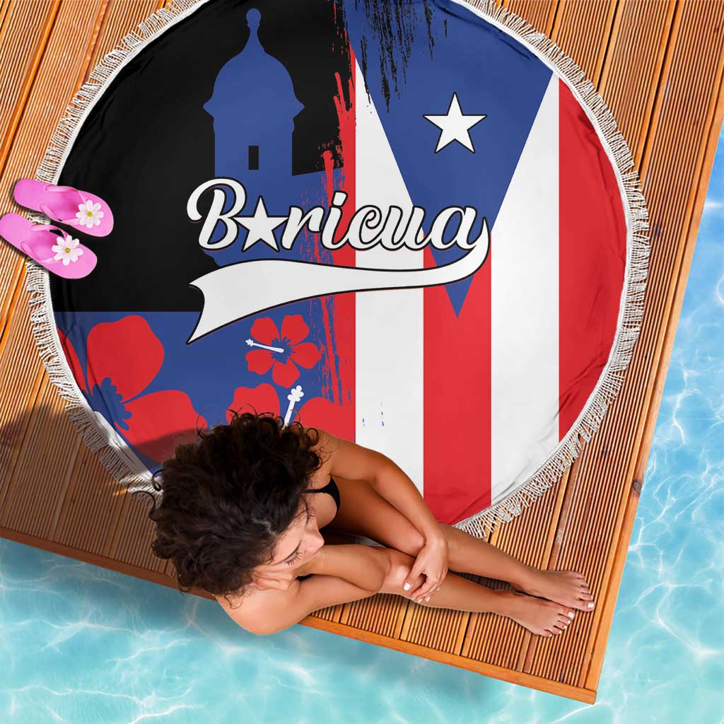 Boricua Beach Blanket Puerto Rico El Morro Flag Style - Wonder Print Shop