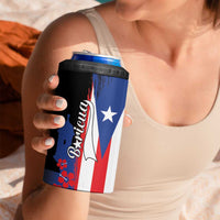 Personalized Boricua 4 in 1 Can Cooler Tumbler Puerto Rico El Morro Flag Style - Wonder Print Shop
