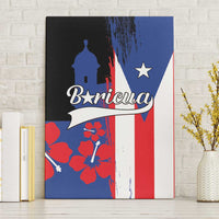 Boricua Canvas Wall Art Puerto Rico El Morro Flag Style - Wonder Print Shop