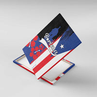 Boricua Canvas Wall Art Puerto Rico El Morro Flag Style - Wonder Print Shop