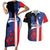 Personalized Boricua Couples Matching Short Sleeve Bodycon Dress and Hawaiian Shirt Puerto Rico El Morro Flag Style - Wonder Print Shop