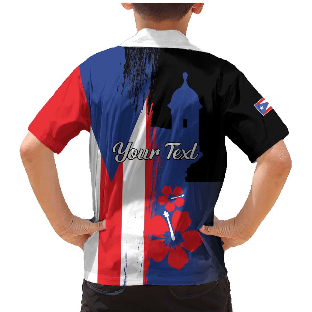 Personalized Boricua Family Matching Mermaid Dress and Hawaiian Shirt Puerto Rico El Morro Flag Style - Wonder Print Shop